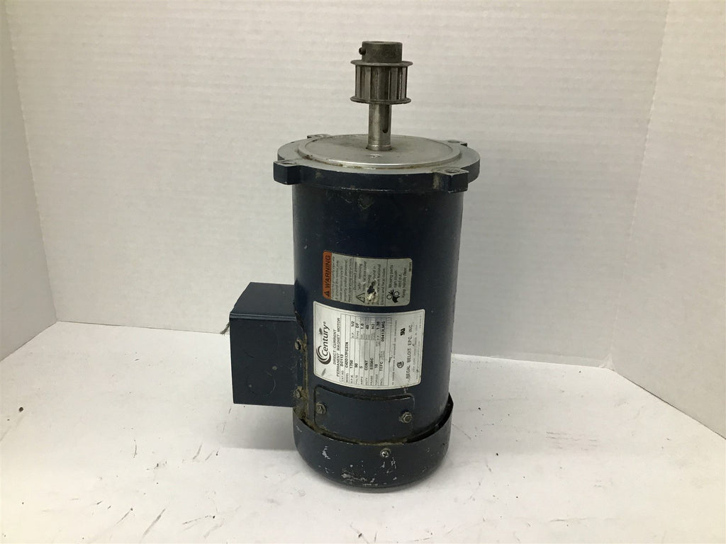 Century DC113 C42D17FC37A 1/2HP 90V 1750 RPM SS56C TEFC DC Motor