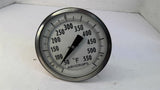 Ashcroft 50 EI60 R 060 50/550F Industrial Thermometer 182" NPT Back