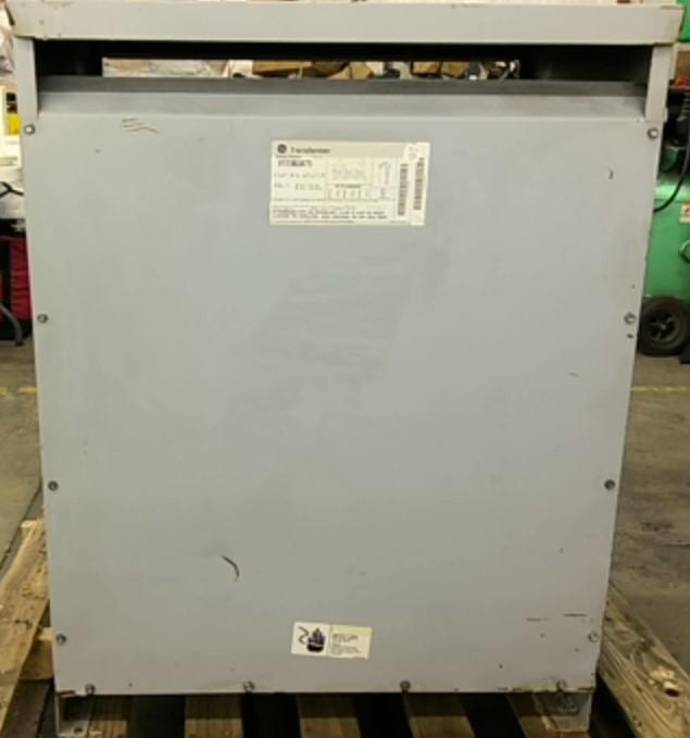 GE 9T23B3875 112.5 KVA Transformer 480V Pri 208/120 Sec 3 Phase