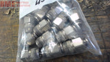 LOT OF 27 ADAPTERS 1/8" PIPE TO 1/8" TUBING