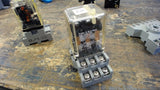 LOT OF 2 RELAYS WITH BASE, KUP-14A45-120 & KP12V20