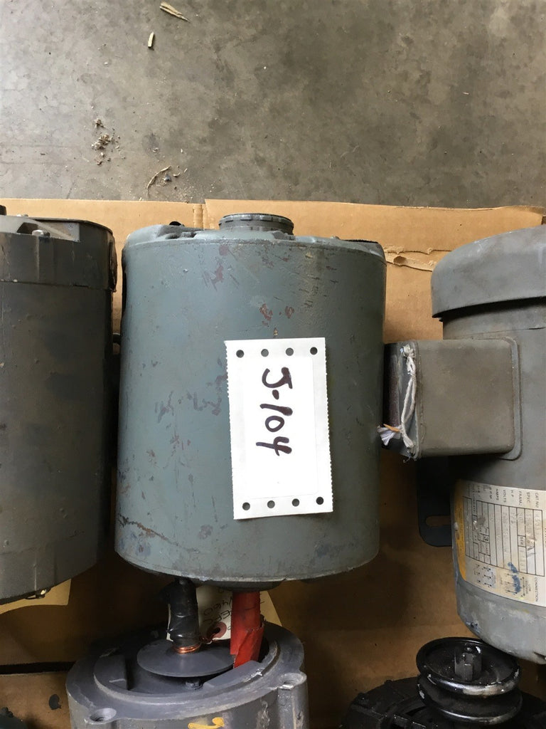 GENERAL ELECTRIC 3/4 HP AC MOTOR 230/460 VOLTS, 1725 RPM, 4P, 56 FRAME, 3 PHASE