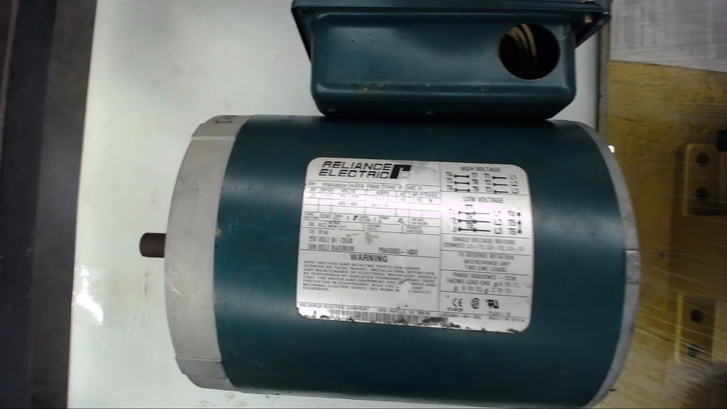 RELIANCE P56H3003H .25 HP AC MOTOR 208-230/460/480 VOLTS, 1725 RPM, 4P, 56C FR