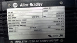 ALLEN-BRADLEY 1326AB-B40G-21 AC SERVO MOTOR 1 KW, 2.44 AMPS