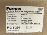 FURNAS F-2/3-230 DEFINITE PURPOSE STARTER NEMA 1 2 POLES FL 30 208-240V 60HZ