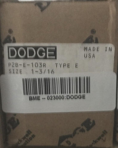 DODGE 023000 P2B-E-103R 1 3/16 PILLOW BLOCK BEARING