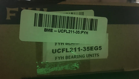 FYH UCFL211-35EG5 Bearing 2 3/16" Flanged Mounted Bearings Rolling