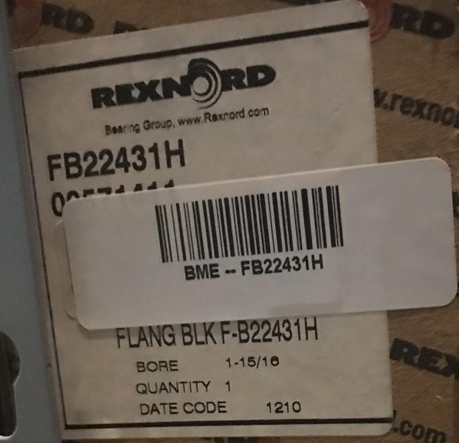 REXNORD 1 15/16'' BEARINGS