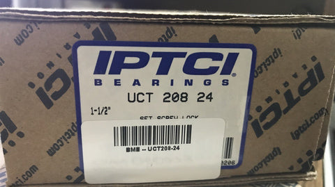 IPTCI UCT 208 24 BEARINGS 1-1/12"