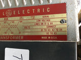 GENERAL ELECTRIC 9T21B1131 5 KVA TRANSFORMER 240 480 PRI, 240 480 SEC