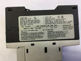 SIEMENS 3RV1011-0GA10 .45-.63 AMPS 460 V @ 1/3 HP