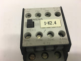 SIEMENS 3TF4322-0B CONTACTOR 460 V @ 15 HP 24 VDC COIL 30 AMP