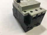 SIEMENS 3VU1300-1MG00 1-1.6 AMP MANUAL MOTOR STARTER 460 VOLT @ 18 HP