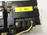 SQUARE D 8536 SB02 NEMA SIZE 0 REVERSING STARTER 460V @5 HP 120 V COIL