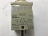 OMRON H3CR-A8E TIME DELAY REALY 100-240 VAC 100-125 VDC 5A 250 VAC 8 PIN ROUND