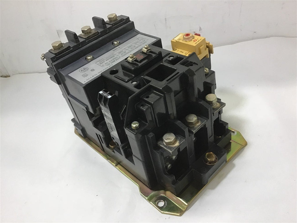 ALLEN-BRADLEY 500F-EOD930 NEMA SIZE 4 STARTER 460 VOLT 100 HP, 115-120 V COIL