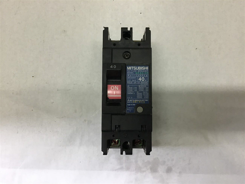 Mitsubishi NF50-CP Circuit Breaker 40 Amp