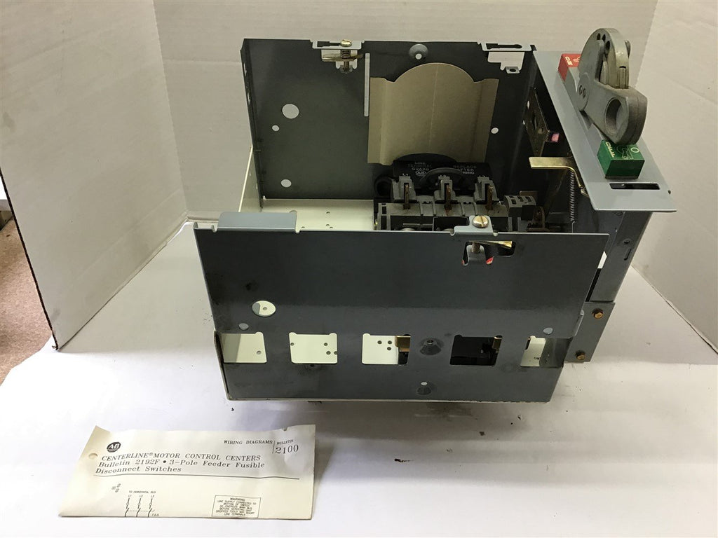 Allen-Bradley YJX715934/1AW 60 Amp Centerline Motor Control 3 Phase