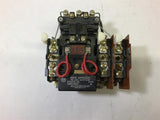 ALLEN-BRADLEY 709-A0D103 NEMA SIZE 0 STARTER 460V @ 5 HP 120 V COIL
