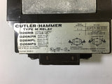 CUTLER-HAMMER TYPE M RELAY D26MB 10 AMP 600 VOLTS