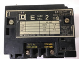 SQUARE D 8502 SD01 NEMA SIZE 2 STARTER 230 V @ 7-1/2 HP 120 V COIL