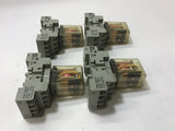 MAGNECRAFT W78AOSX 120 VAC RELAY WITH BASES LOT OF 4