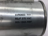 Vanguard 5VR0603 Capacitor 60 MFD 370 Vac