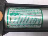 Cunningham 120193-20 Pneumatic Cylinder 2 1/2" Bore 9" Stroke 250 PSI