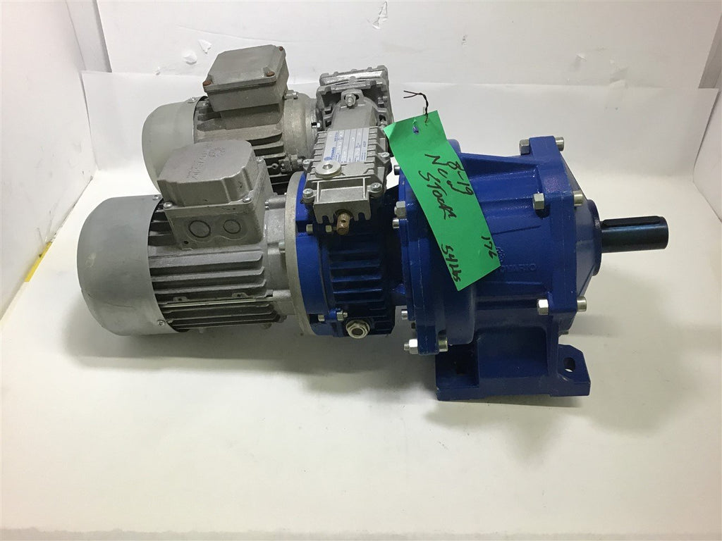 GEAR DRIVE GEAR REDUCER 36.17 RATIO WITH 56B4 0.09 KW Motor