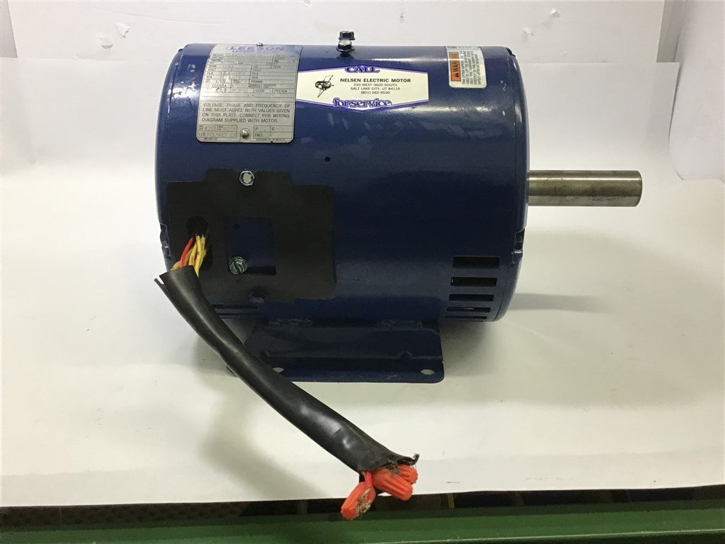 LEESON 131813.00 5 HP AC MOTOR 208-230/460 VOLTS 1755 RPM 4P, 184T FRAME