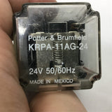 Potter & Brumfield KRPA-11AG-24 8 pin Relay 24V 50/60 HZ Lot of 4