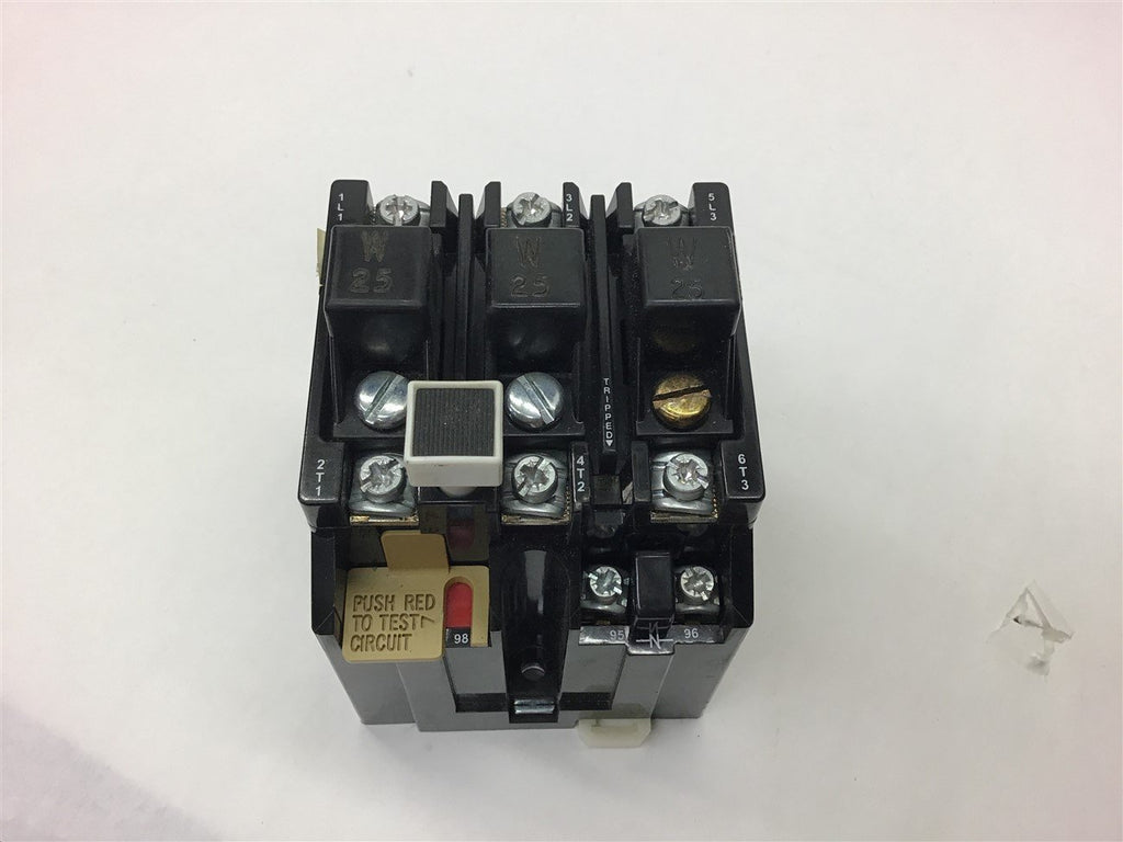 Allen-Bradley 592-JOV16 Overload Relay w/ W25 Overloads