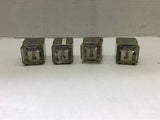 Potter & Brumfield KRPa-11DN-24 120 Vac @ 1/3 P 24 Vdc Coil Lot of 4