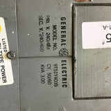 General Electric 9T51Y4035 3.00 KVA Transformer 240/460 Pri 240/480 Sec Volts