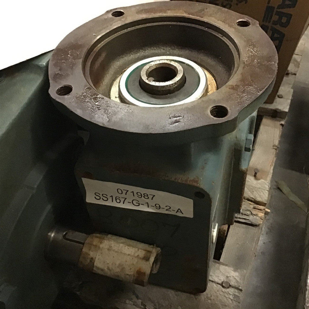 Dodge Tigear Q262B007M1140L1 right Angle Gear Reducer 4.02 Input HP