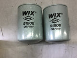 Wix 51806 Oil Filter lot of 2