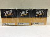 WIX 51040 OIL FILTER lot of 3