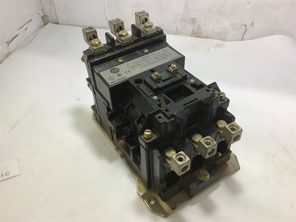 ALLEN-BRADLEY 500F-D0A30 SER A STARTER 230-240 V COIL 3-5 POLE NEMA SIZE 3