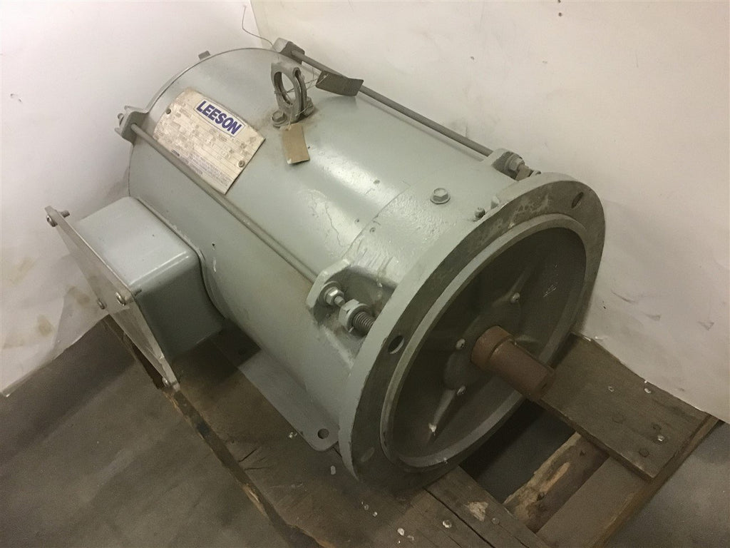 Leeson 180332.00 6 hp Hoist Motor 1140 RPM 230 460 volts 215TDFCZ Frame 3 Phase