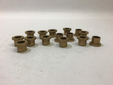 Bushing 5/8" Long 1/2" ID 0.628" OD 0.874" Flange OD Lot of 15