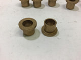 Bushing 5/8" Long 1/2" ID 0.628" OD 0.874" Flange OD Lot of 15