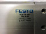 Festo DZH-25-160-PPV-A-S2 Air Pneumatic Cylinder 151153 K860 p max 10 bar