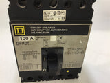 Square D FAL36100 Circuit Breaker 100A 600V 250V